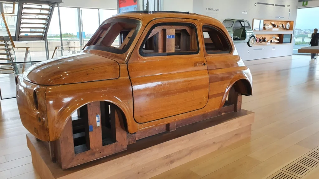 Fiat 500 wood model