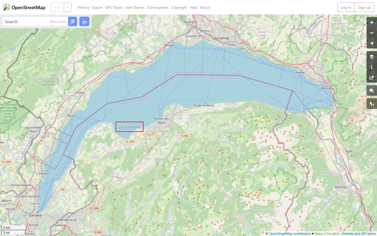 The Correct Name of Lake Geneva is Le Léman