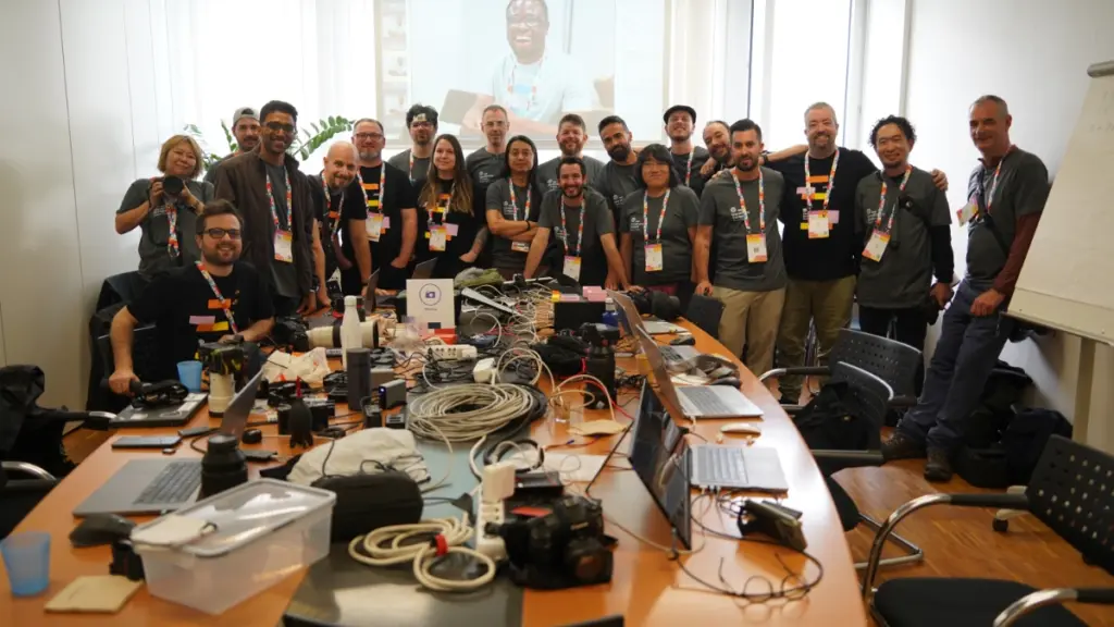 Group photo of the Photography team, photo by Nilo Velez